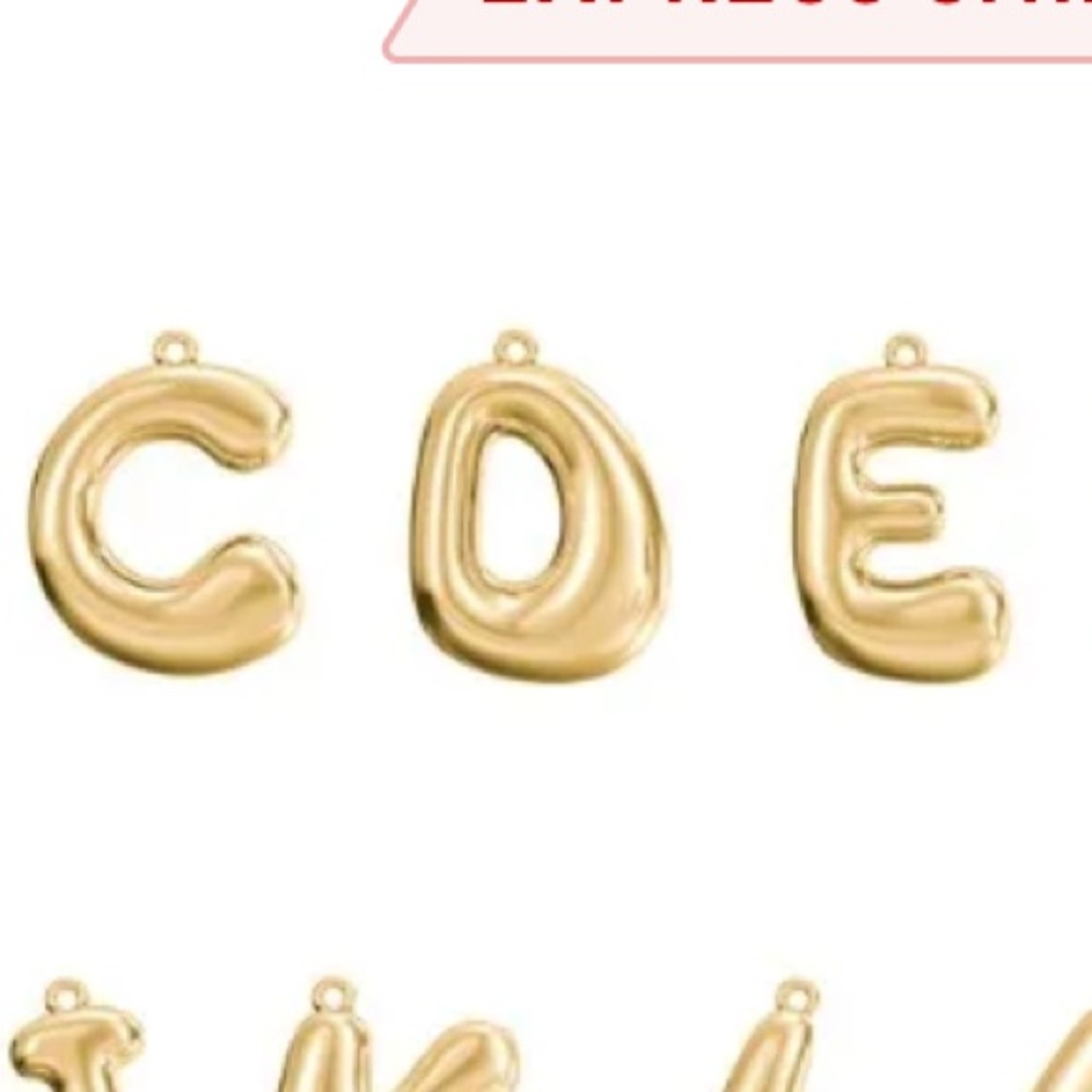 Initial Letter D Custom Bubble Initial Necklace B… - image 5